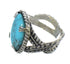 Turquoise Authentic Sterling Silver Ring Size 8-1/4 RX62118